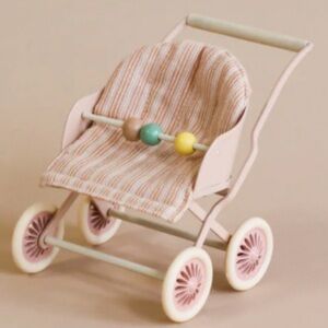 Maileg Miniature Stroller - Rose